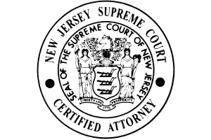 New Jersey Supreme Court - Certified Attorney - Badge